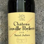 Chateau Lèoville Poyferre 2008 (Saint Julien)