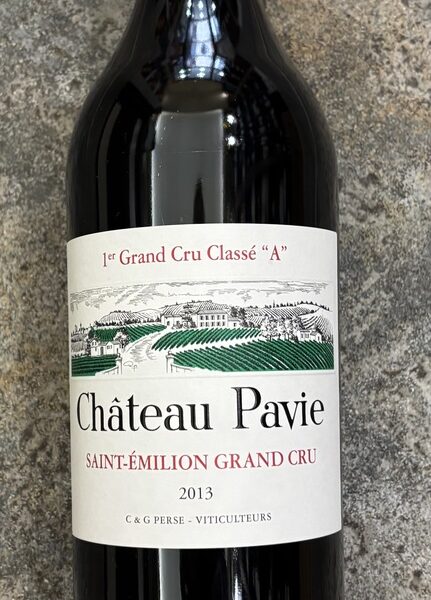 Chateau Pavie 1º GRAND CRU CLASSÉ 2013 (saint Emilion)